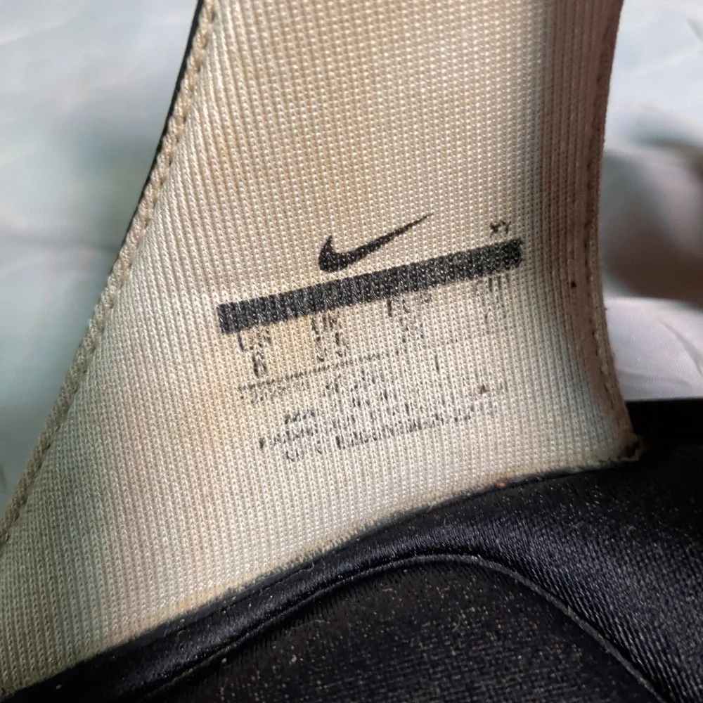 Nike Womens Comfort Footbed Slide Sandals Womens Size 8 Black White Athleisure